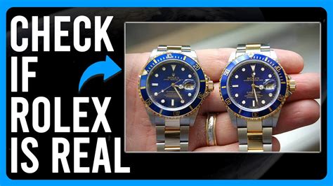 how can you tell if a rolex submariner is real|how to check rolex authenticity.